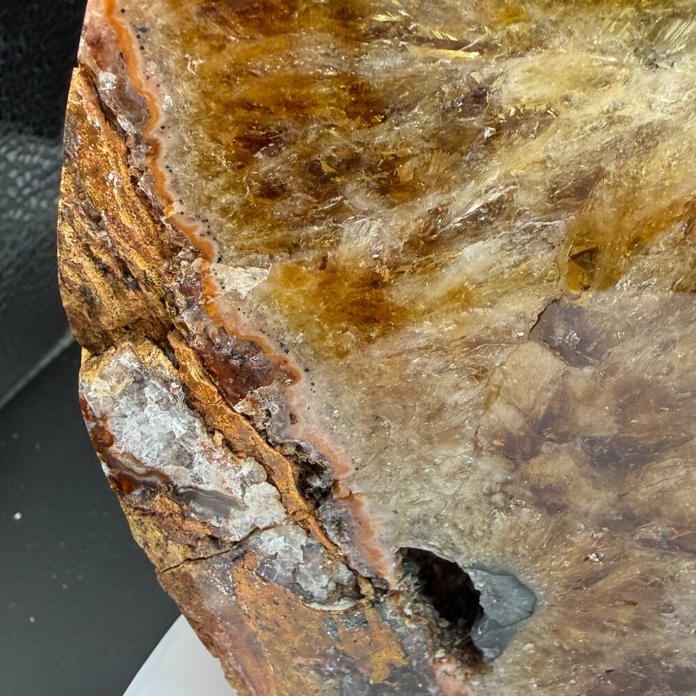Citrine Cat Carving Extra Large Heat Treated Amethyst Quartz Crystal Animal 51 - Picture 11 of 16